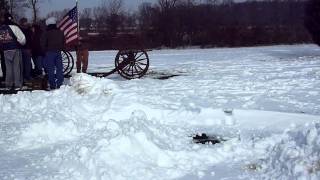 Boy Scout Troop 137  Pa.fires SOV GAR parade cannon