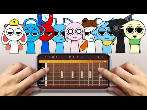 Incredibox sprunki OCs v2 the ultimate fan made 10 chara  reccreated in GarageBand 🎸