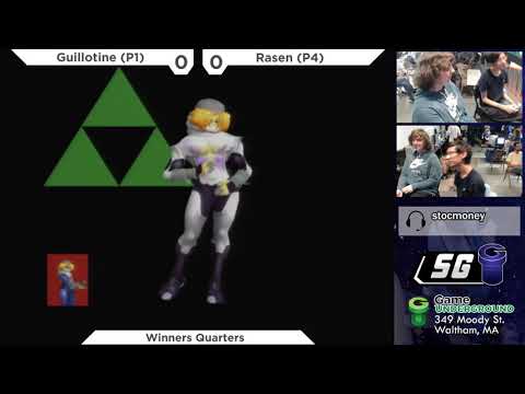 SG 21.7 SSBM - Guillotine (Default Sheik) vs. Rasen (White Sheik) - Melee WQF