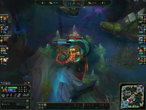 Just me solo-killing the enemy Samira using Nautilus support