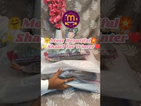 Most Beautiful Shawl for Winter ❤️✨ Fashion Haul | #shorts #trending #viral #trendingshorts #shawl