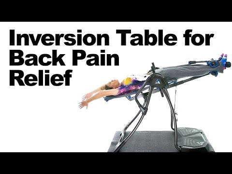 Using an Inversion Table for Back Pain Relief