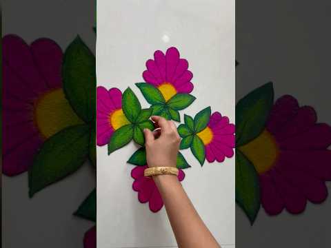 How to make ready rangoli patch #rangoli #rangoliart #handmade #diy #reusable #readytouse #shorts