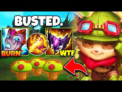 So I think Teemo jungle might be secretly busted right now... (CLEAR WITH SHROOMS)