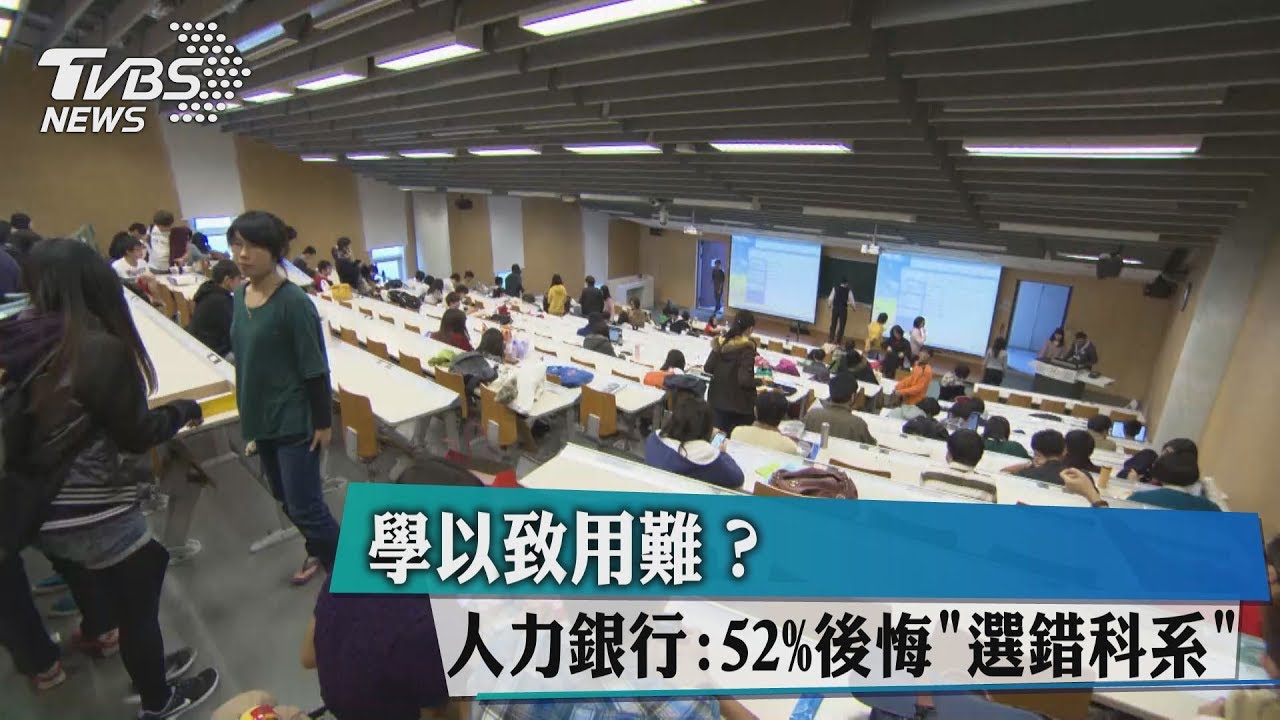 學以致用難？　人力銀行：52%後悔「選錯科系」