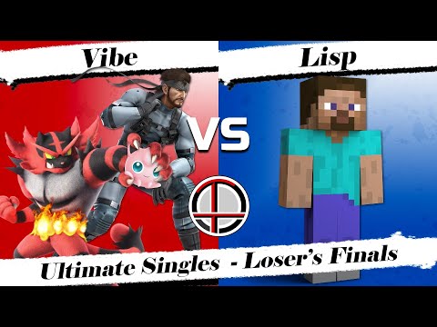 Should've Teched #3 - Vibe (Incineroar, Snake, Jigglypuff, Fox) vs. Lisp (Steve) - Losers Finals