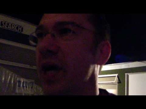 Mark lamarr on Twiggys telly backstage at film and music latitude.MP4