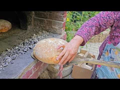 😲 This bread's starter is yogurt! Traditional village bread 🍞