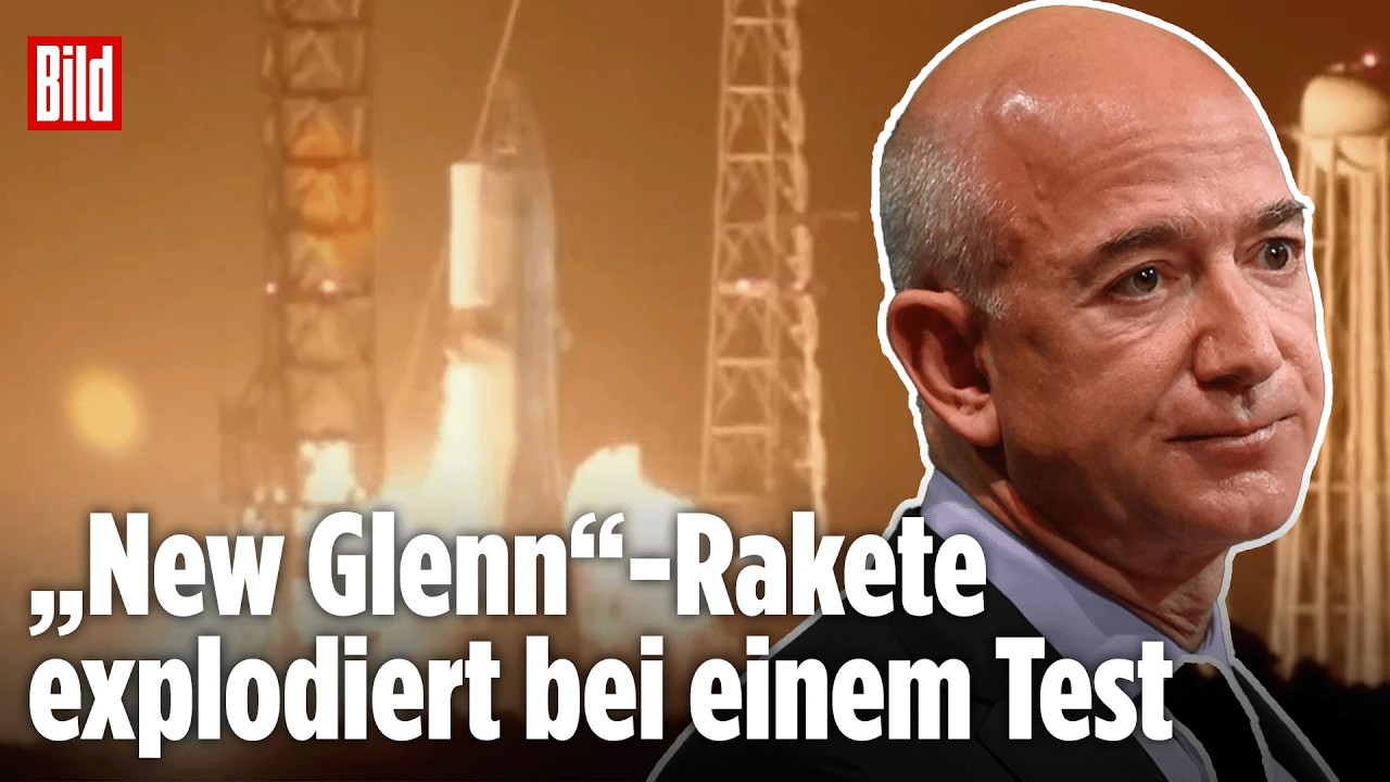 BEZOS-RAKETE EXPLODIERT BEI TEST: Rückschlag für Amazon-Gründer im Wettrennen mit Musk