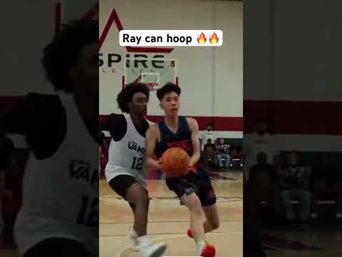 Didn’t know ray can hoop 🔥 #ray #basketball
