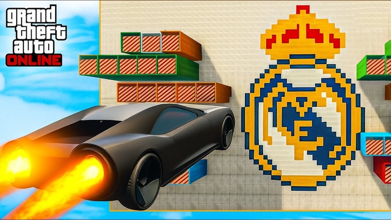 AGUJEROS CON SORPRESAS! HOLA REAL MADRID!! - GTA 5 ONLINE