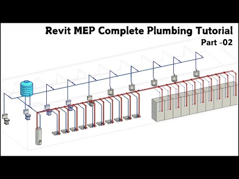 Revit Water Supply | Revit MEP Complete Plumbing Tutorial #2