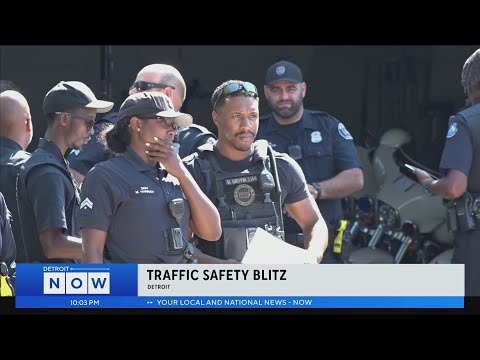 Detroit Police Set Up 'Traffic Safety Blitz' In Response To Increase Of Crashes