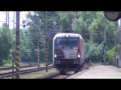 383.062 - průjezd EP Cargo Vectrona stanicí Kutná Hora hl.n.