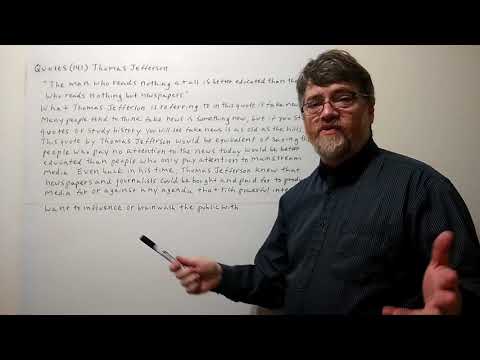 Tutor Nick P Quotes (141) Thomas Jefferson - The Man Who Reads Nothing at All IS ...