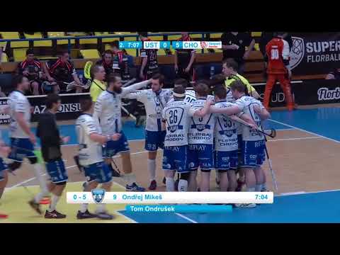 Highlights Tipsport Superligy: Florbal Ústí - FAT PIPE FLORBAL CHODOV 4:10