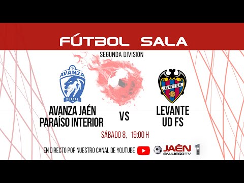 📺DIRECTO TV | FÚTBOL SALA  | Avanza Jaén Paraíso Interior FS - Levante UD FS. Sábado 19:00 h.