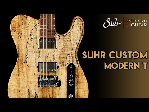 Suhr Custom Modern T | Spalted Maple 24 Fret Tele