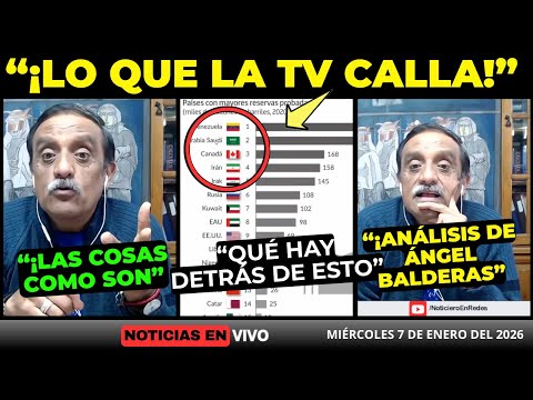 El comentario de Ángel Balderas en el Noticiero en Redes / Miércoles 7 de Enero 2026