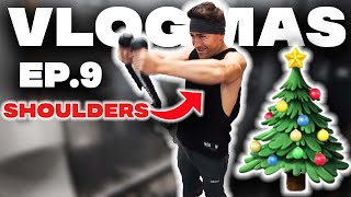Killer Shoulder Workout At Gym On Christmas | Vlogmas Episode 9