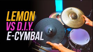 Lemon Cymbal vs DIY E-Cymbal