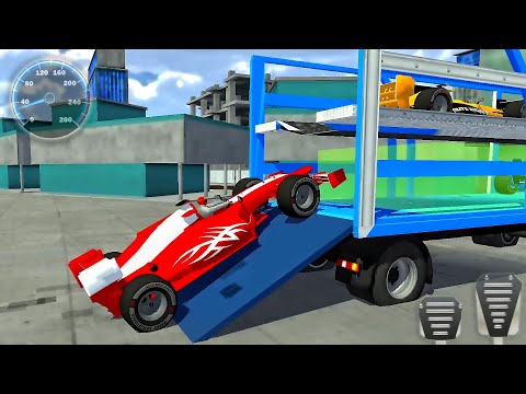 Formula Ramp Car F1 - Transport Truck Cruise Ship Simulator - Best Android Gameplay