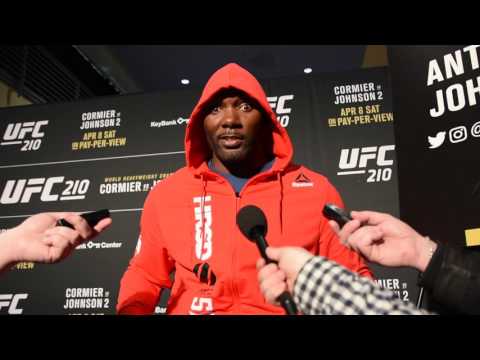 Media Scrum with Anthony 'Rumble' Johnson ahead of UFC 210