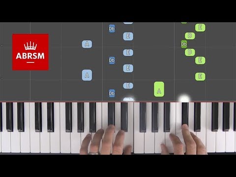 Theme / ABRSM Piano Grade 1 2019 & 2020, A:1 / Synthesia 'live keys' tutorial