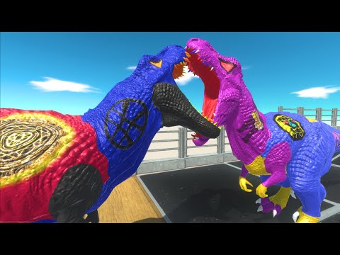 DOCTOR STRANGE T-REX DEATH RUN JUNGLE-Animal Revolt Battle Simulator