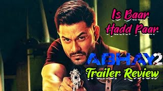 Abhay Season 2 Trailer Review by Mr Zero |The Criminal Mastermind | Kunal Khemu | Ram Kapoor video