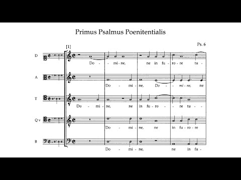 Orlande de Lassus - Primus Psalmus poenitentialis, LV 794