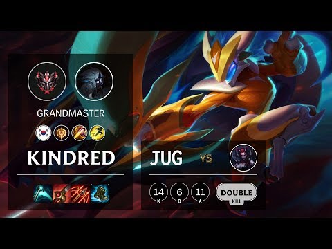 Kindred Jungle vs Elise - KR Grandmaster Patch 10.3
