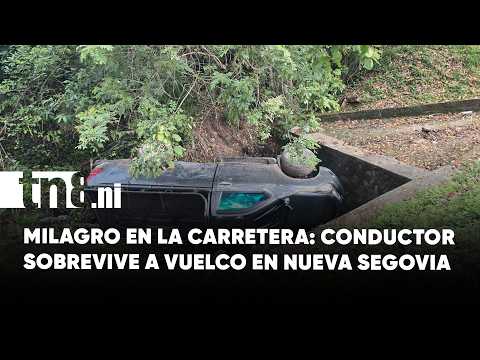 Vive de milagro tras vuelco de camioneta en El Jícaro, Nueva Segovia