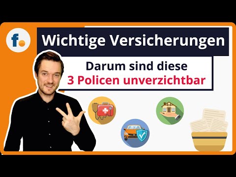 Wichtige Versicherungen: Darum sind diese 3 Policen unverzichtbar