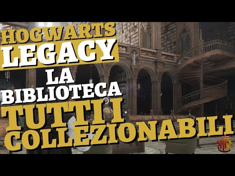 All Collectibles THE LIBRARY GUIDE TO HOGWARTS LEGACY ITA