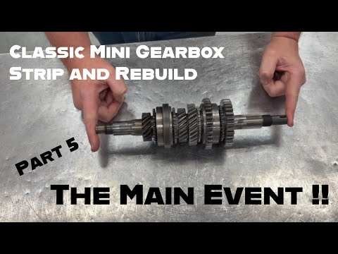 Classic Mini Gearbox Strip and Rebuild Part 5- Syncro Hub Rebuild and Main part of the reassembly. 