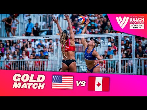 Scoles/Flint vs. Melissa/Brandie - Gold Match Highlights Montréal 2023 #BeachProTour