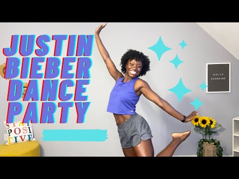 JUSTIN BIEBER DANCE PARTY CARDIO WORKOUT for Beginners Step by Step Bigger, Baby, Boyfriend, Peaches