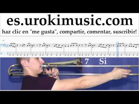 Como Tocar Trombón David Guetta Justin Bieber - 2U Tablatura Parte#2 um-i927