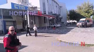 Появились первые фото и видео последствий вражеской атаки по Николаеву