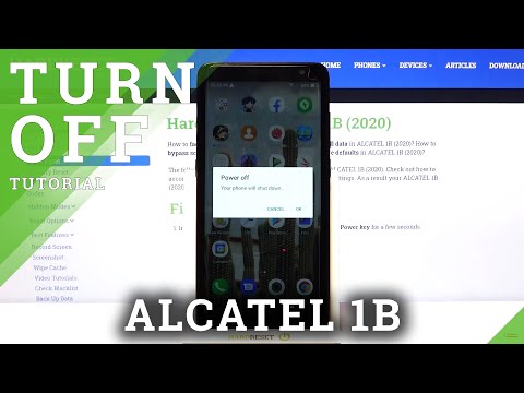 How to Switch Off ALCATEL 1B 2020 | Turn Off Android Device