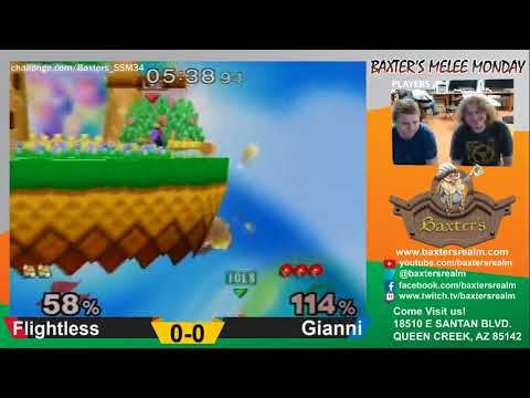 Baxter's SSM #34 - Gianni (Samus) vs Flightless (Fox)