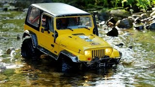 preview picture of video 'Tamiya CC-01 Jeep Wrangler YJ - A Small Trip to an Old Graphite Mine, Summer 2013 [HD]'