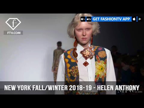 New York Fashion Week Fall/Winter 18 19 - Helen Anthony | FashionTV | FTV