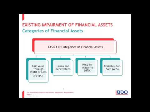 IFRS Webinar Series - The New AASB 9 Financial Instruments -  Impairment Requirements