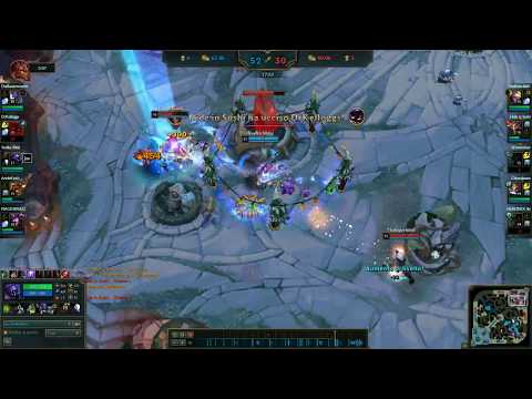 LoL Arurf Jax pentakill almost 1vs5