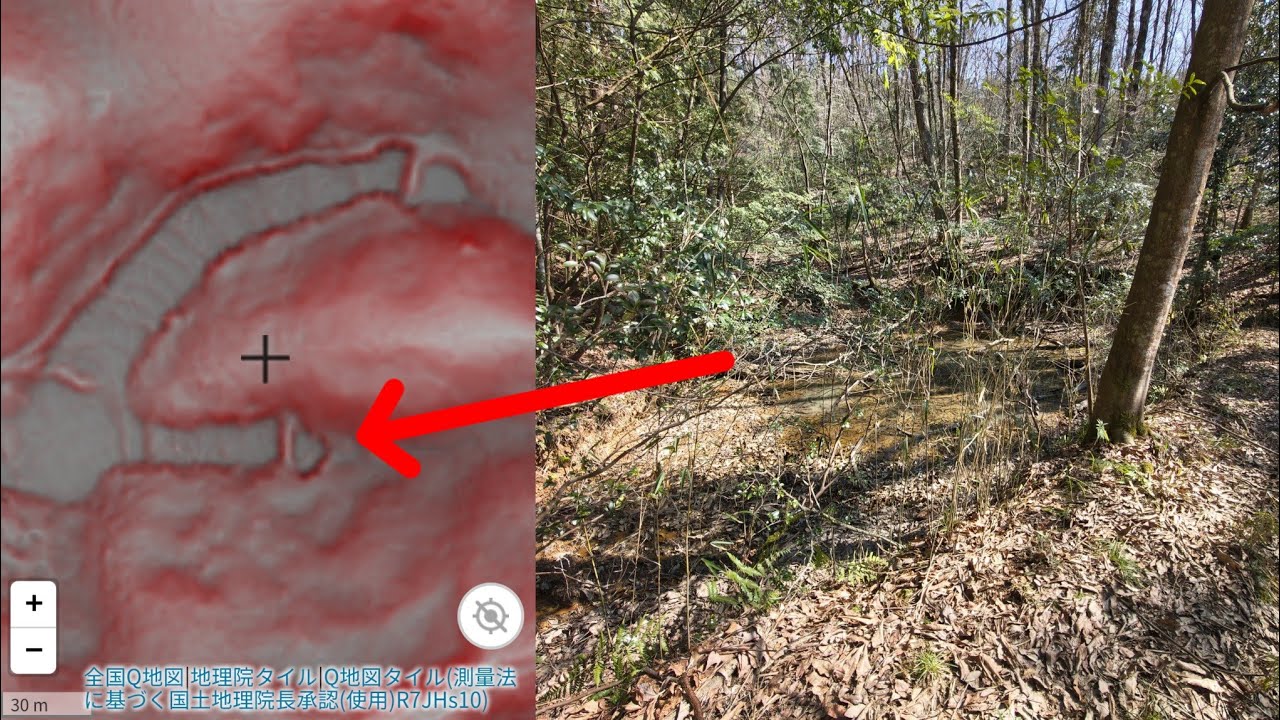 地形図で見つけた謎の池を探しに行く