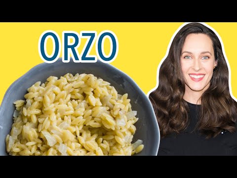 Easy Creamy Orzo Recipe  - How to Make Orzo - What is Orzo