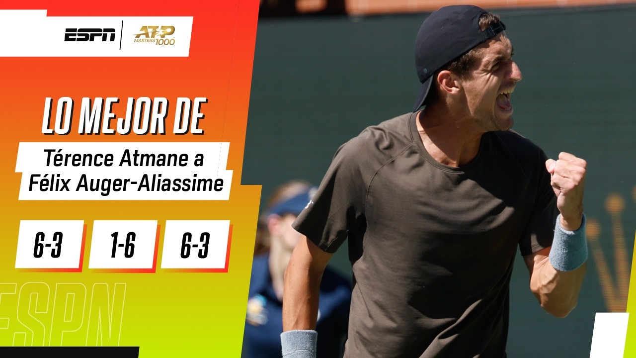 ¡SORPRESA EN EL MASTERS 1000 DE MIAMI! ATMANE ELIMINÓ EN 3 SETS A AUGER-ALIASSIME | RESUMEN