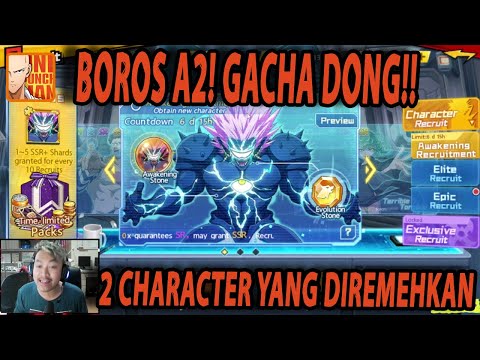🔥🔥GACHA BOROS A2! 2 CHARACTER DEWA YANG DI REMEHKAN USER [HF & BOROS] - ONE PUNCH MAN:The Strongest